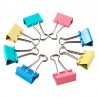 Doble Clip Acco clips  12 unidades 15mm colores