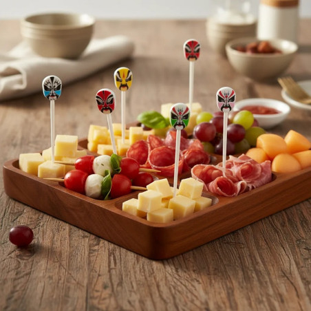 Pack de 12 mondadientes Mascaras de Beijing