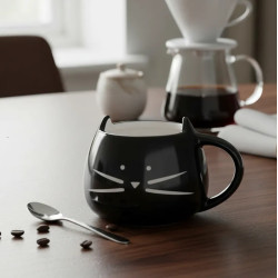 Taza Gato color Negro