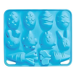 Molde silicona Huevos Pollitos Conejos Zanahorias Conejos