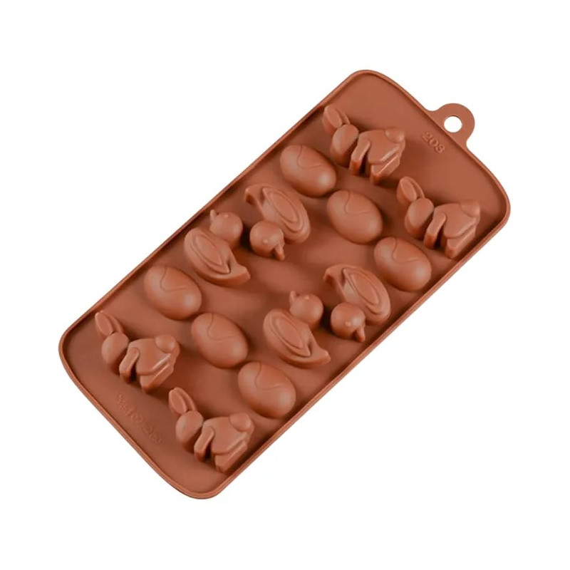 Molde de silicona Huevos, Conejos, Patitos