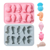 Molde de silicona Peces