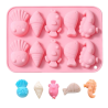 Molde de silicona Peces