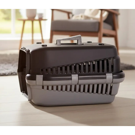 Caja Transportadora Mascota Canil Jaula Perro Gato Conejo 33cm x 49cm