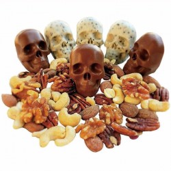 Molde de silicona diseño calavera reposteria, decoracion velas