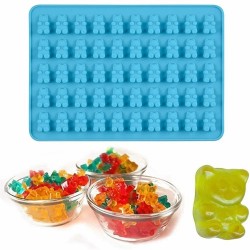 Molde de silicona 50 mini ositos gomitas