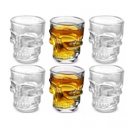 Set de 6 shots de calavera 50ml